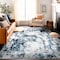 World Rug Gallery Contemporary Chic Abstract Design Area Rug 3'3'' x 5' Blue 937BLUE3X5 - alternate 4